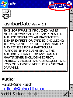 TaskbarDate
