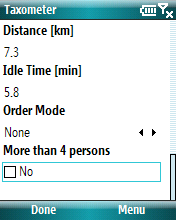 Taxometer - Main window - 2